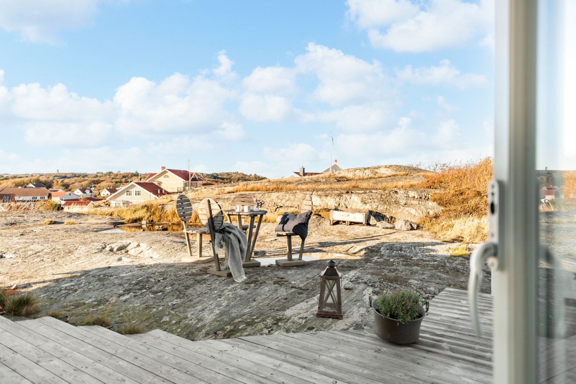 Altan som nås i från vån 3 Lilla Sörikringsvägen 9-32