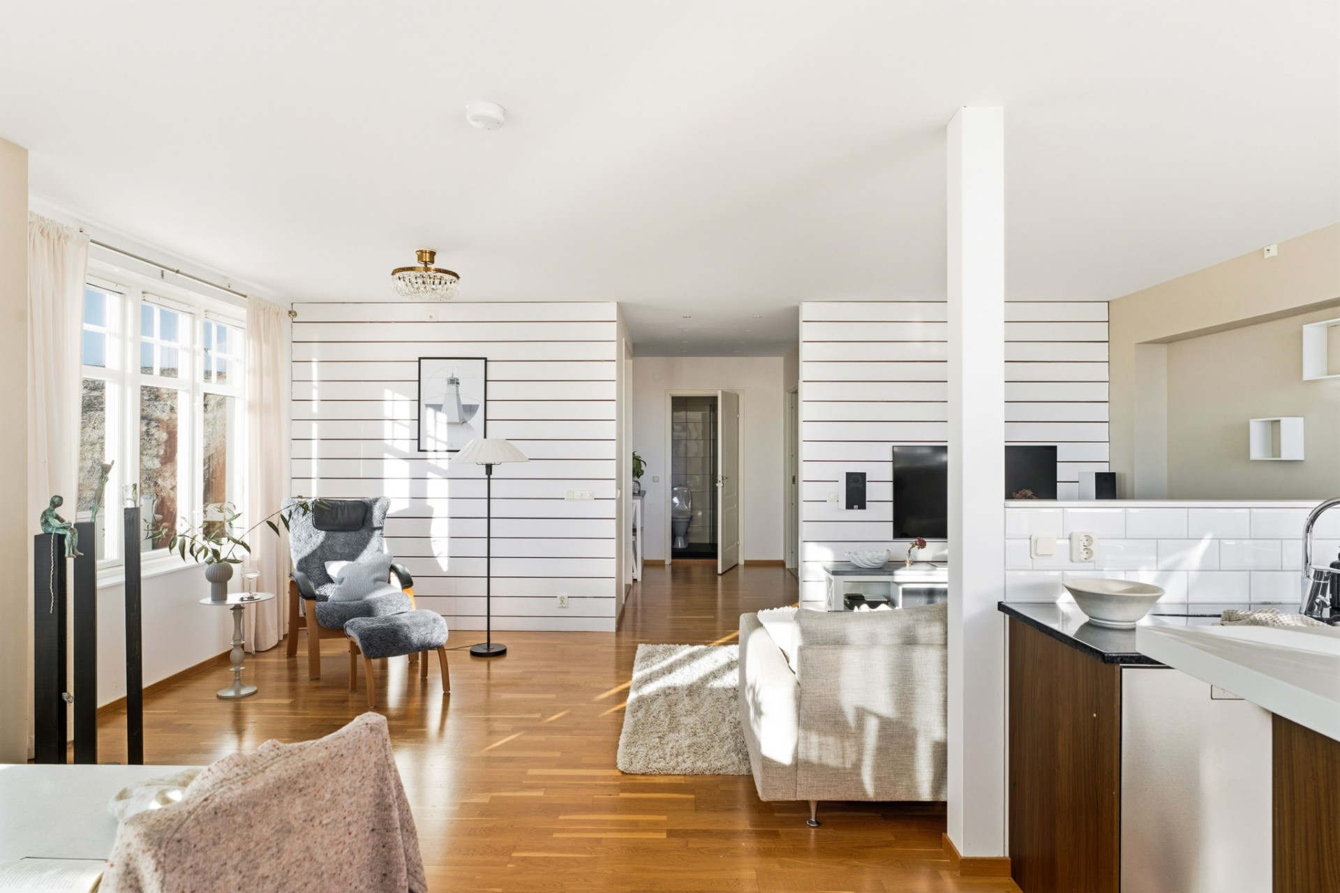 Kök/ vardagsrum, vån 2 Lilla Sörikringsvägen 9-21