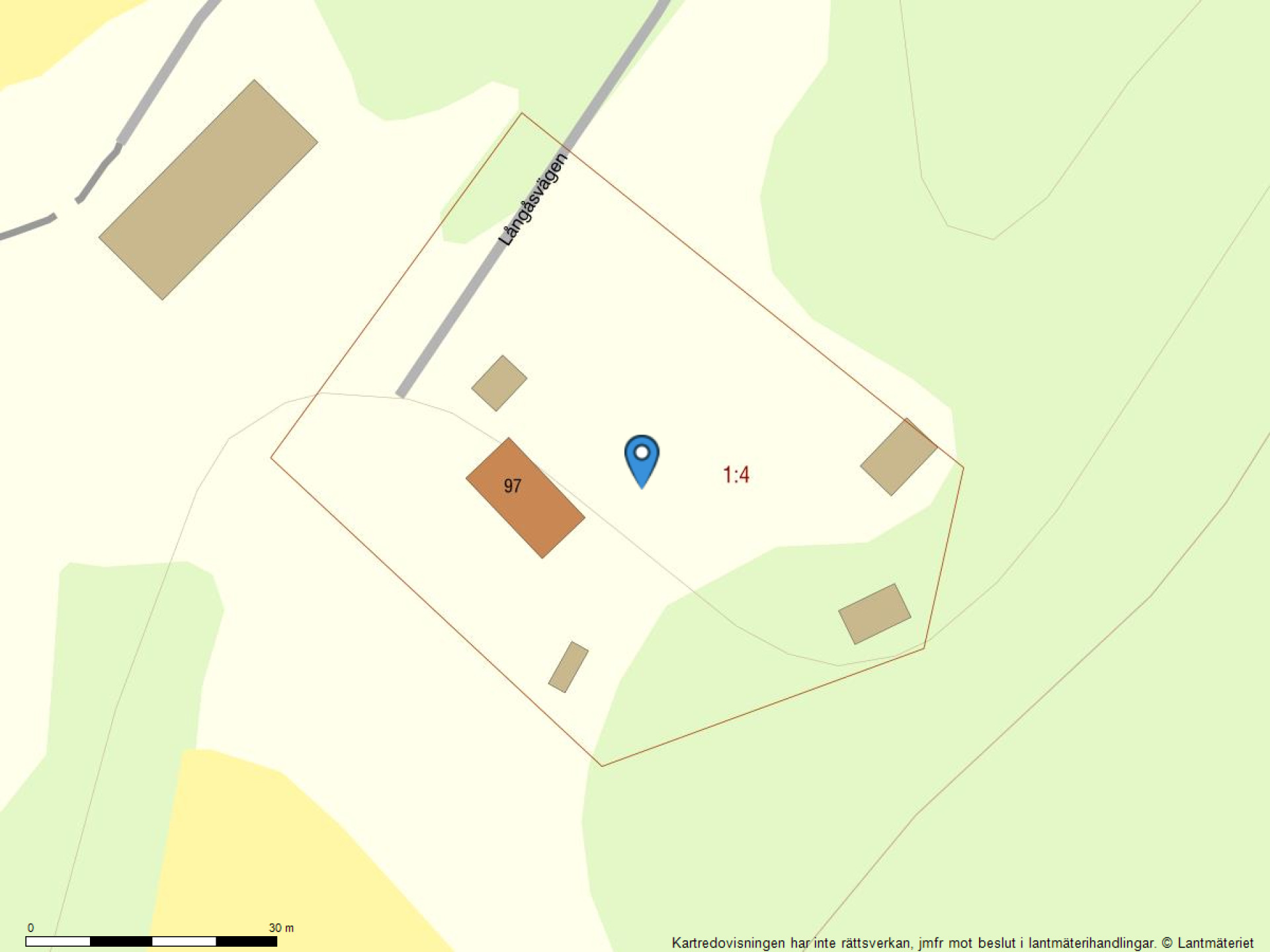 Fastighetskarta Långåsvägen 97-26