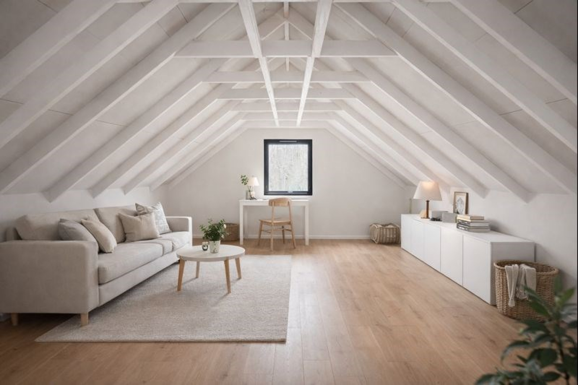 Förslag på inredd vind Trolldalsvägen 4-24