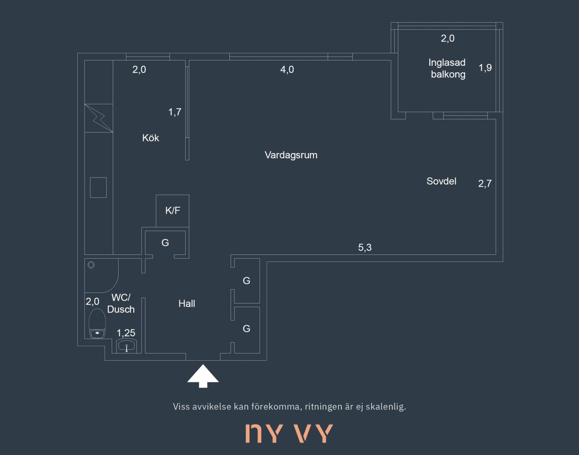  Övre Hallegatan 42-22
