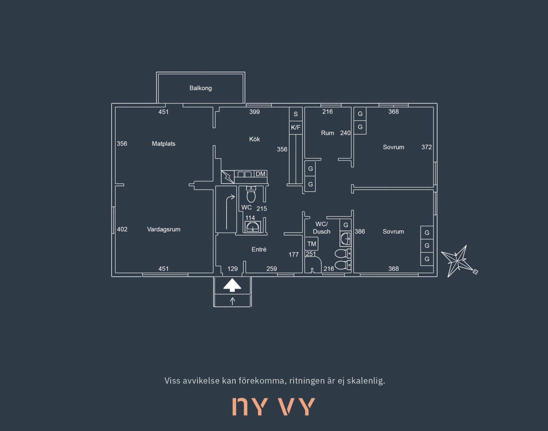 Entréplan Finngösavägen 9-51