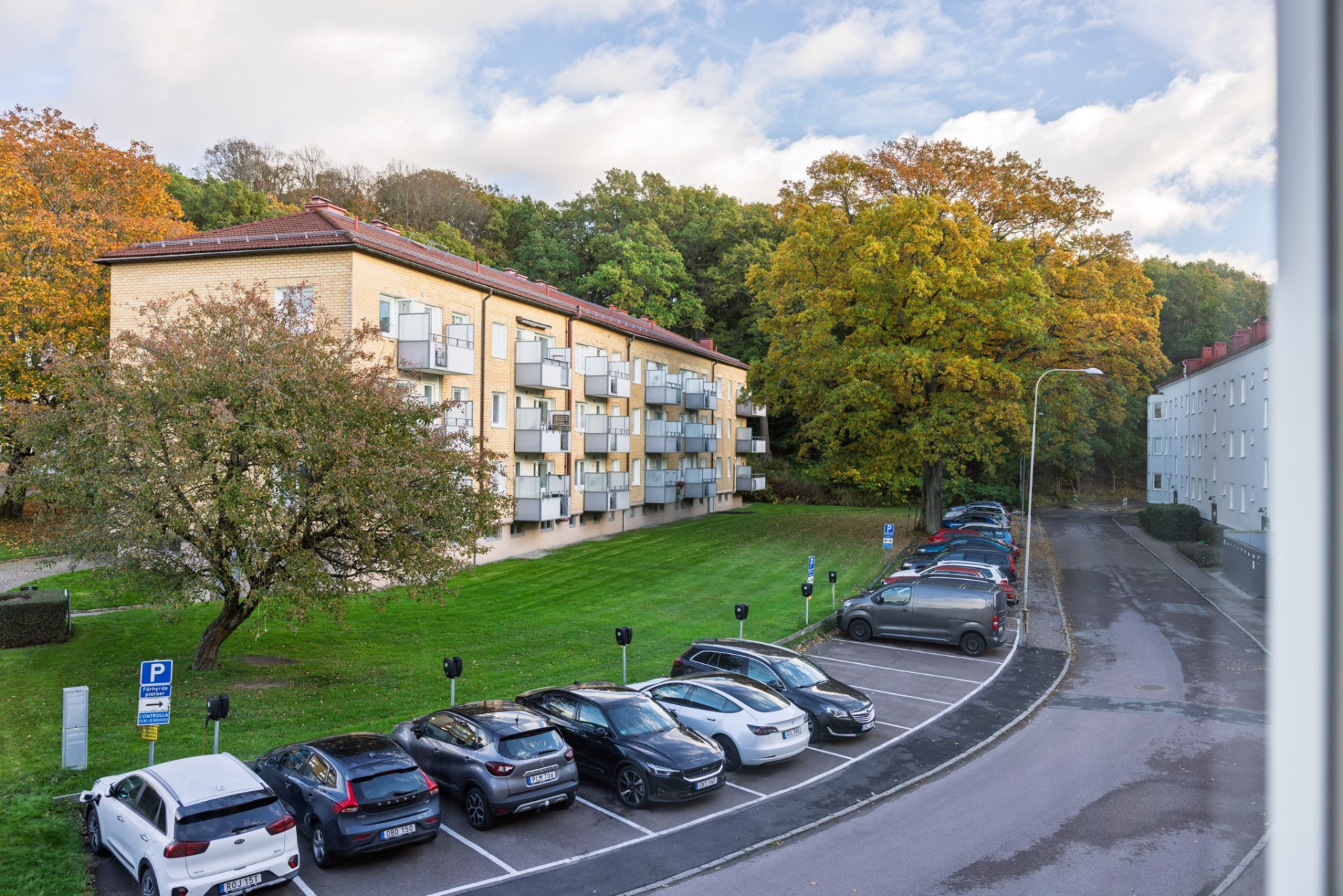 Utsikt från köksfönstert Wingårdsgatan 5C-7